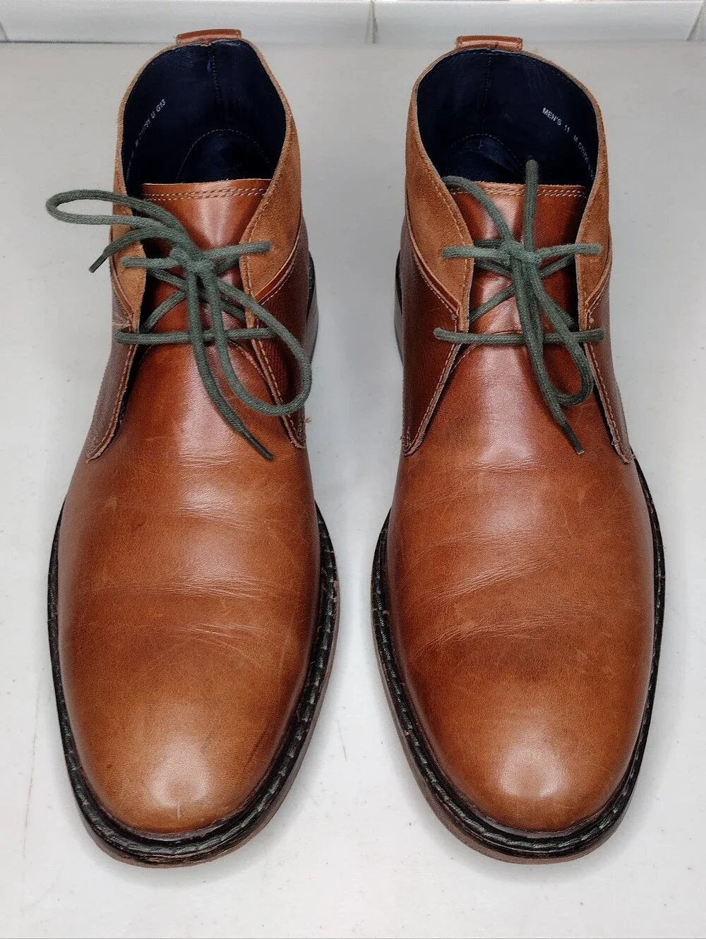 Cole Haan Colton Leather Brown Career Lace-Up Chukka Boots Men's Sz 11 M